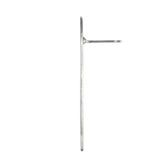 NEW Jenny Bird Ariel Earrings, High Polish Silver - Picture 4 of 6